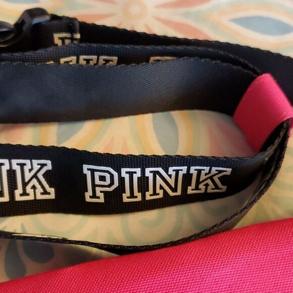 VICTORIA'S SECRET PINK "We run this Beach" Fanny pack belt bag waist purse NWOT - Picture 3 of 7
